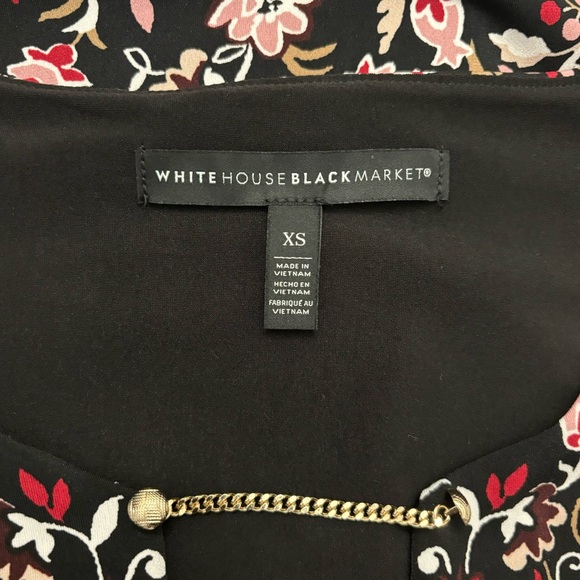 White House Black Market - Sleeveless Pullover Floral Top – Extra Small XS - Picture 10 of 11